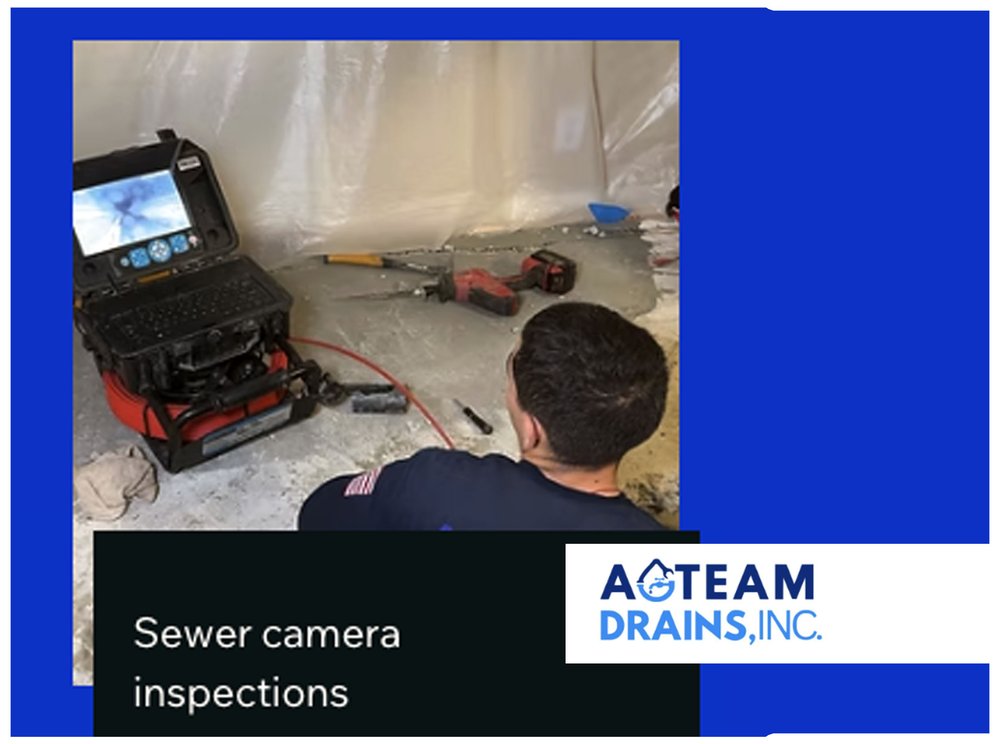 Sewer camera inspection setup