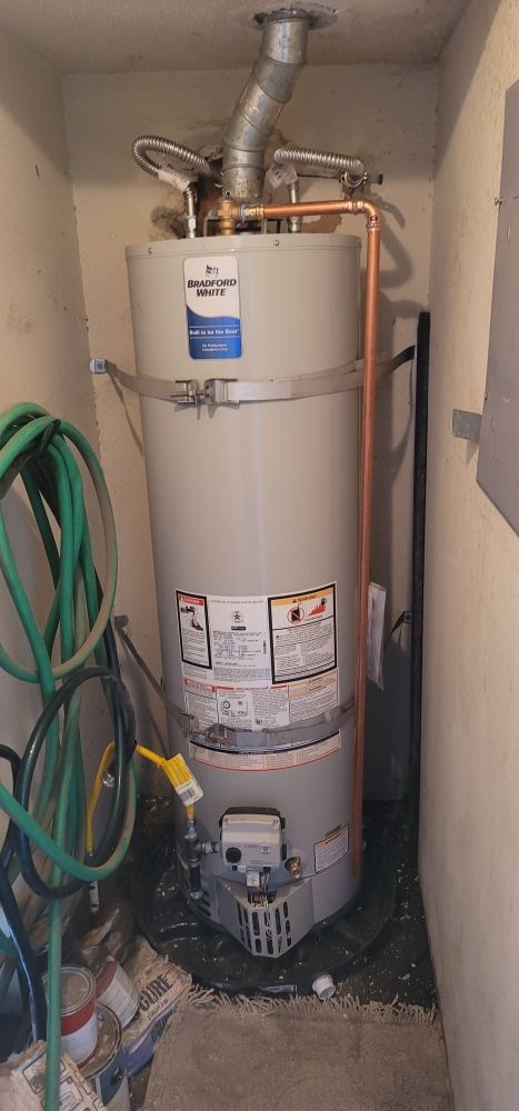 Installing a water heater